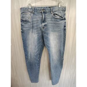 Men's Smoke Rise Jeans RN82930 Stretch Size 40x32 Straight Leg Denim Work Chore